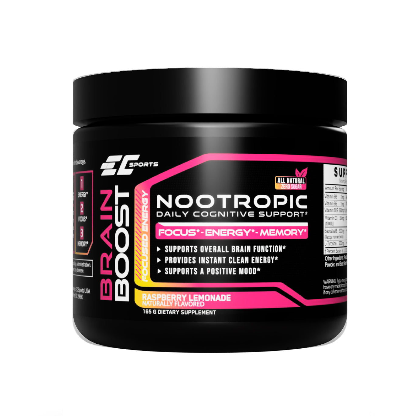 Brain Boost: Nootropic + Energy – EC Sports Supplements