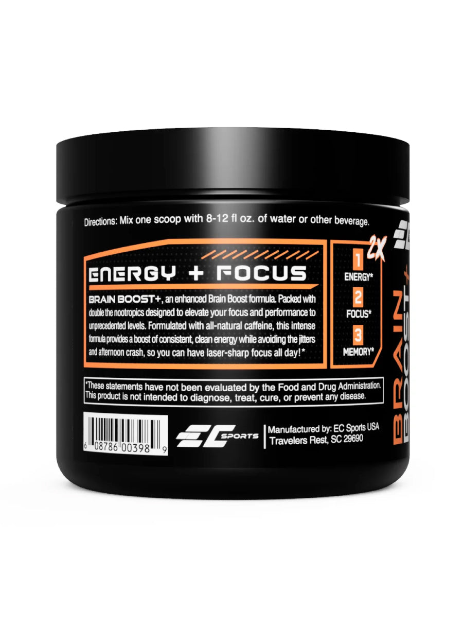 Brain Boost+ - Supercharged 2x potency – EC Sports Supplements