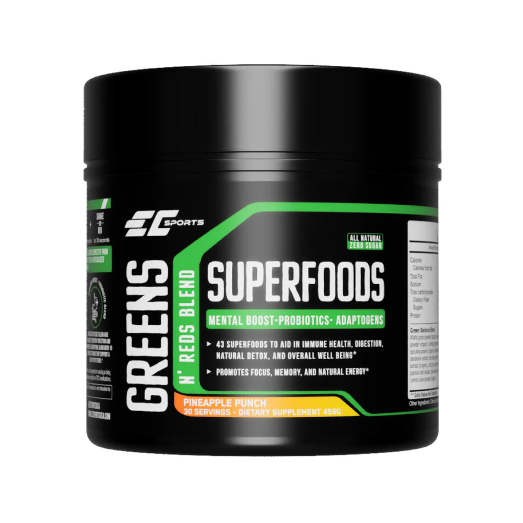 M.B.M.S EC GREENs（イーシーグリーン） Greens & Reds SuperFood + Mental Boost – EC Sports Supplements