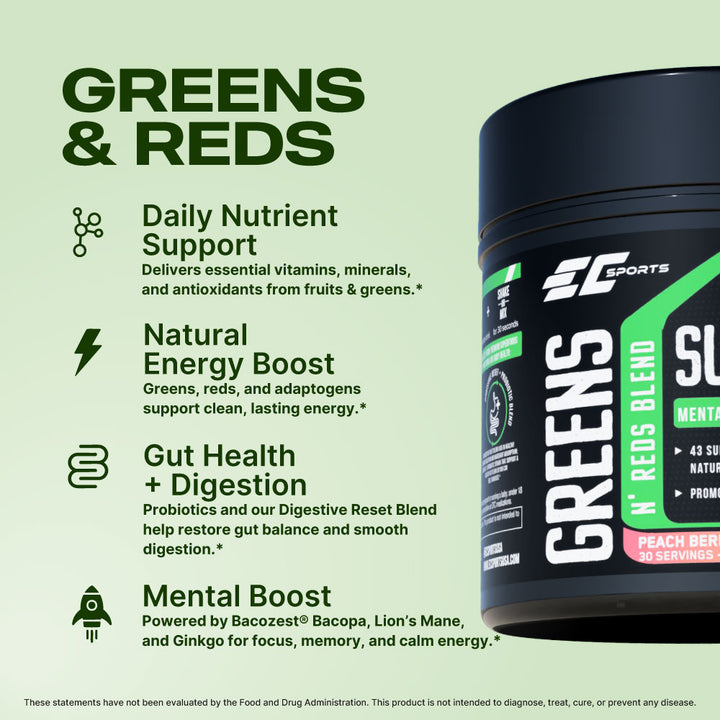 Greens & Reds SuperFood + Mental Boost