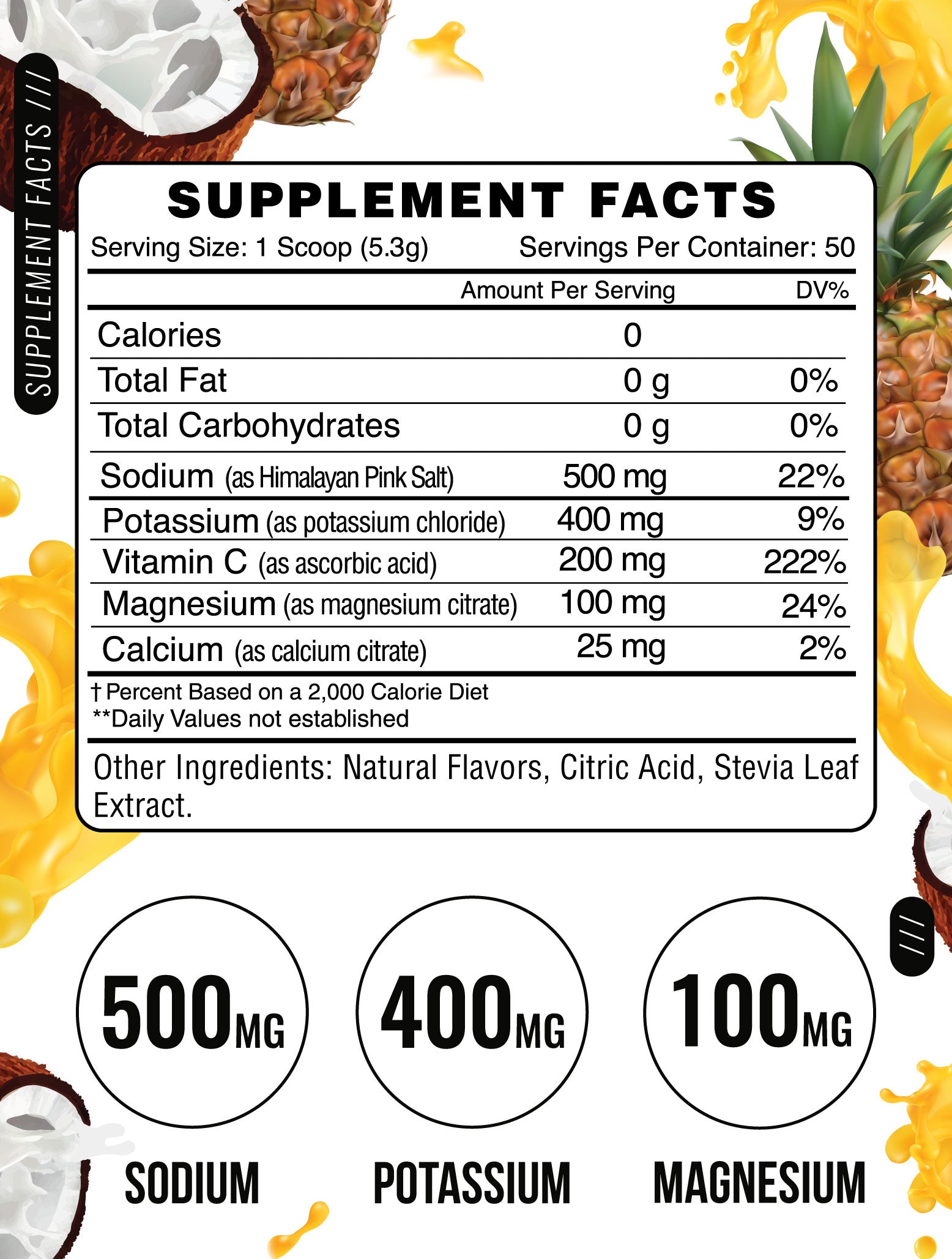 Supplement facts