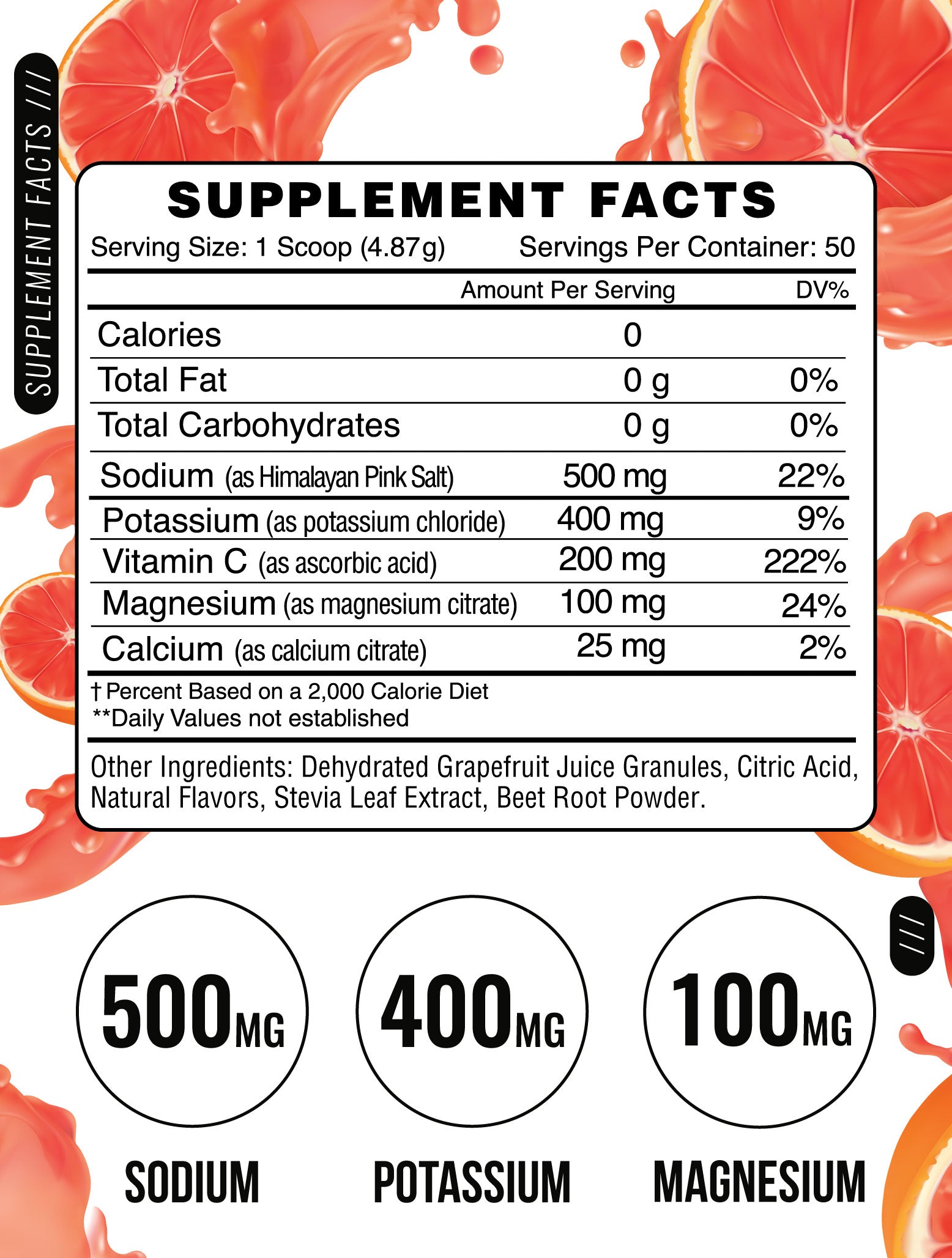Supplement facts