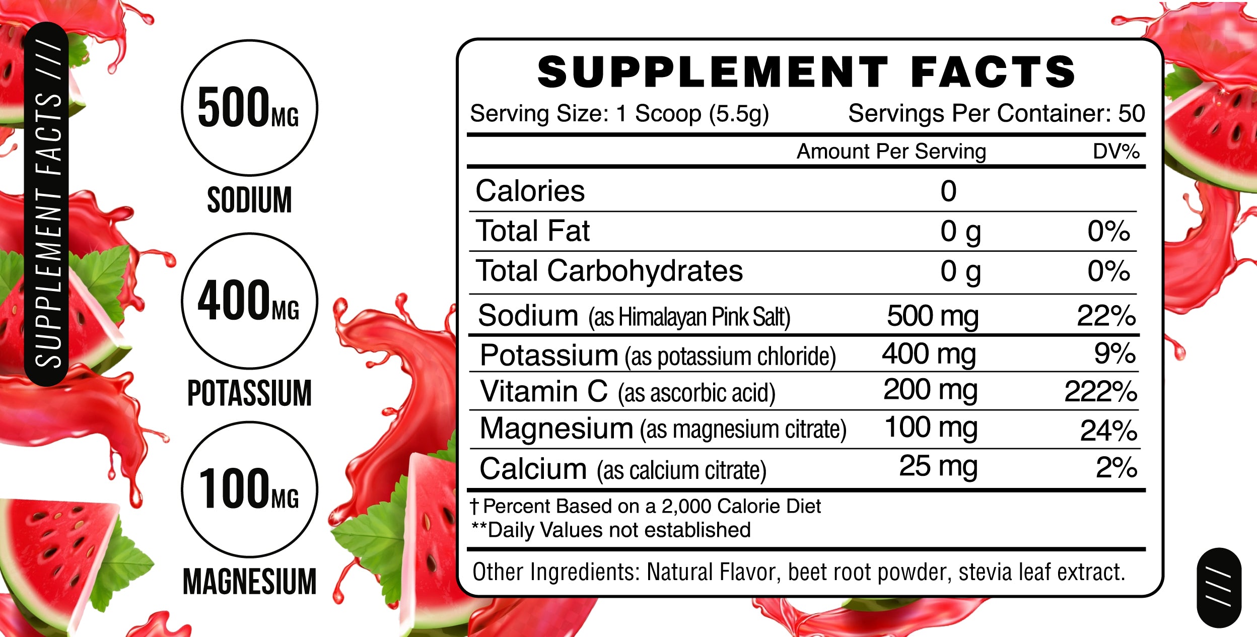 Supplement facts