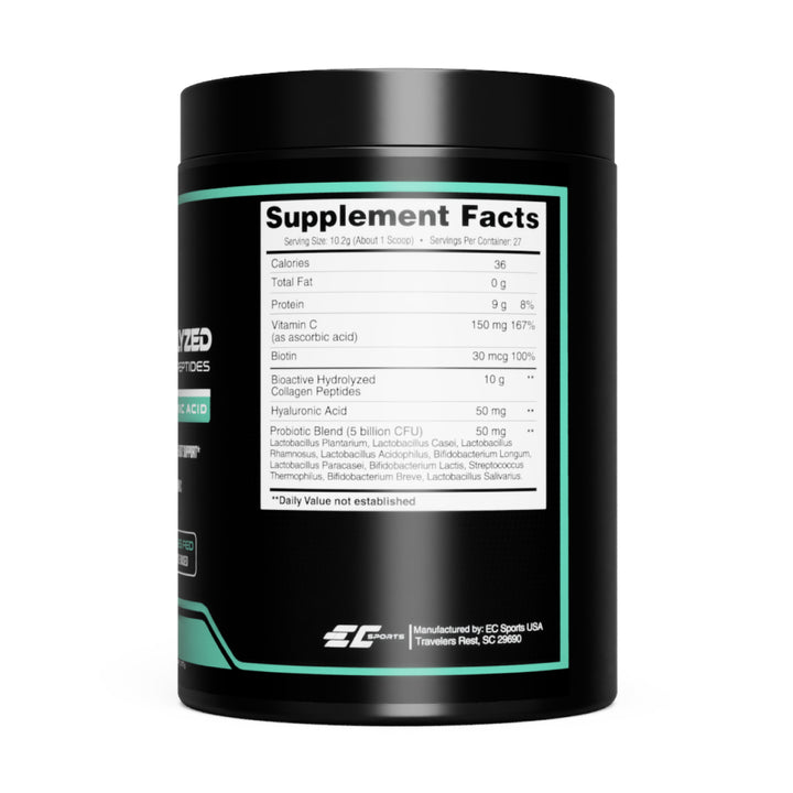 Hydrolyzed Collagen Peptides + Probiotics