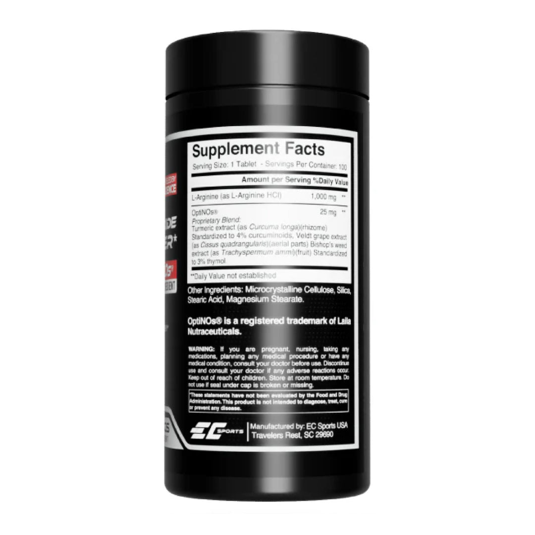 L-Arginine + OptiNOs Nitric Oxide Booster EC Sports Supplements L-Arginine + OptiNOs Nitric Oxide Booster EC Sports Supplements