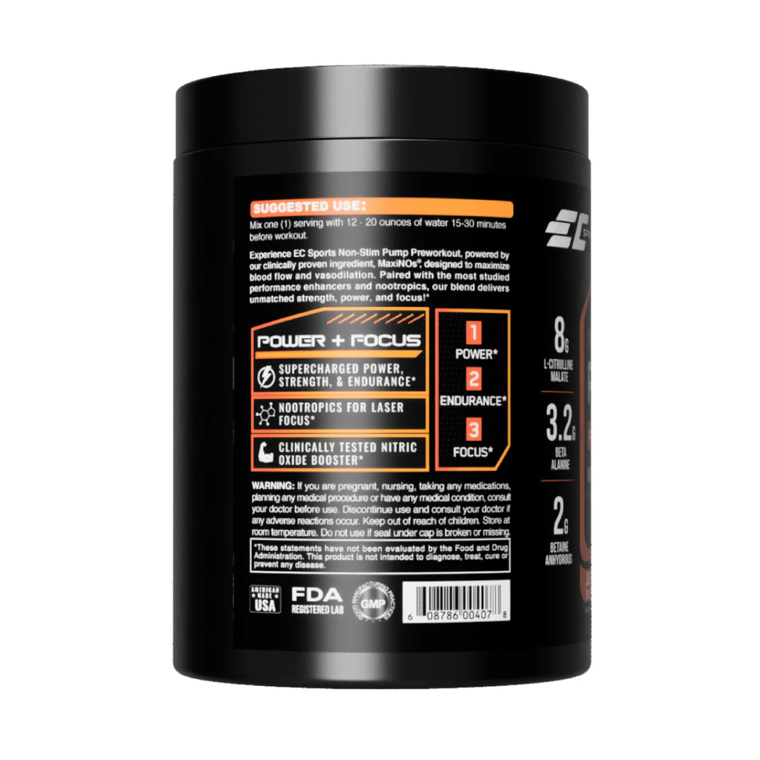 Non- Stim Pump - Nootropics + Pump