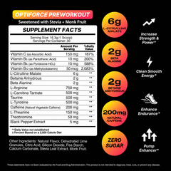 OptiForce Pre Workout - Clean Energy
