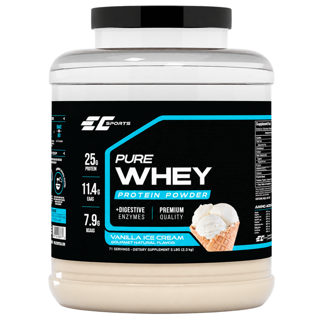 PURE WHEY + DIGESTIVE ENZYMES 5 LBS