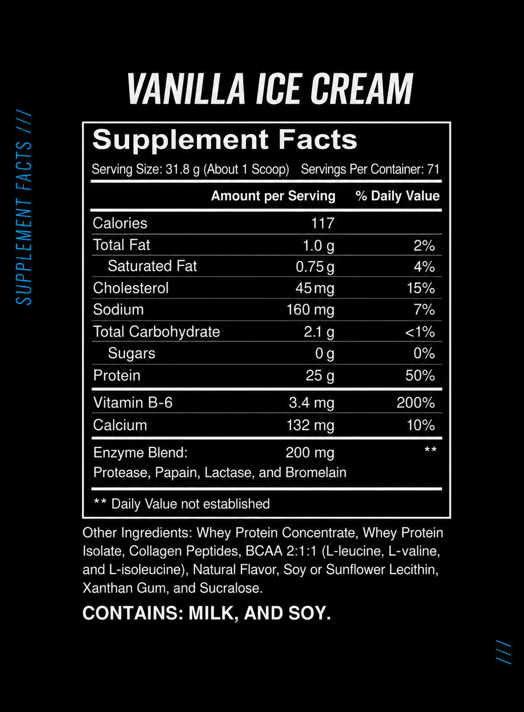 PURE WHEY + DIGESTIVE ENZYMES 5 LBS