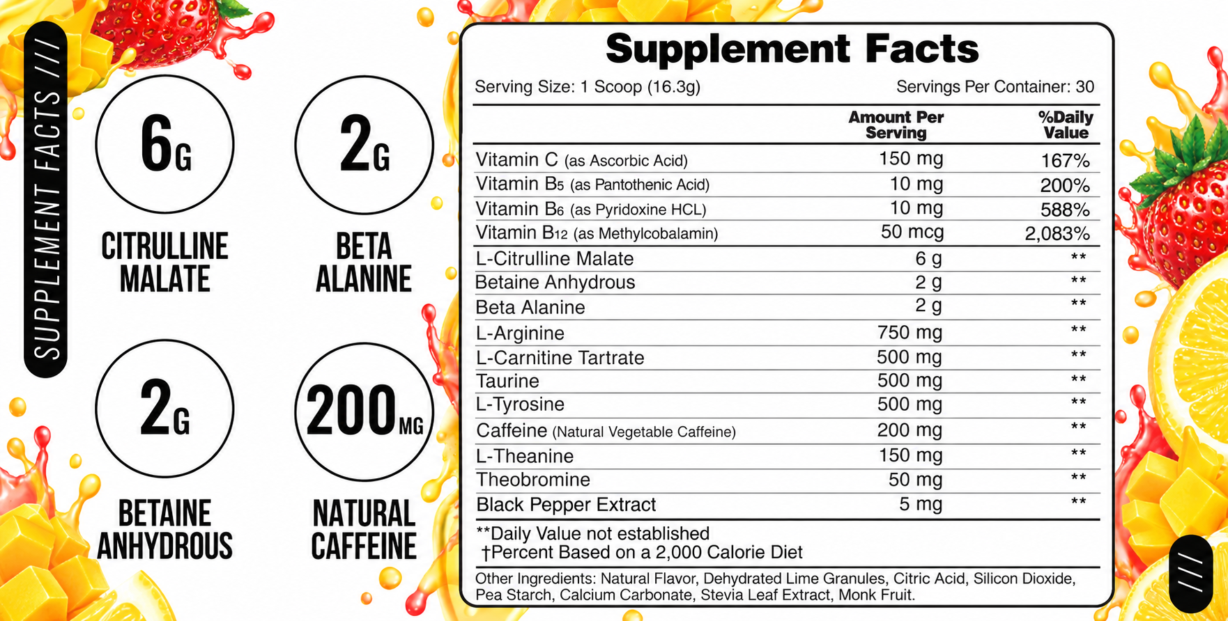Supplement facts