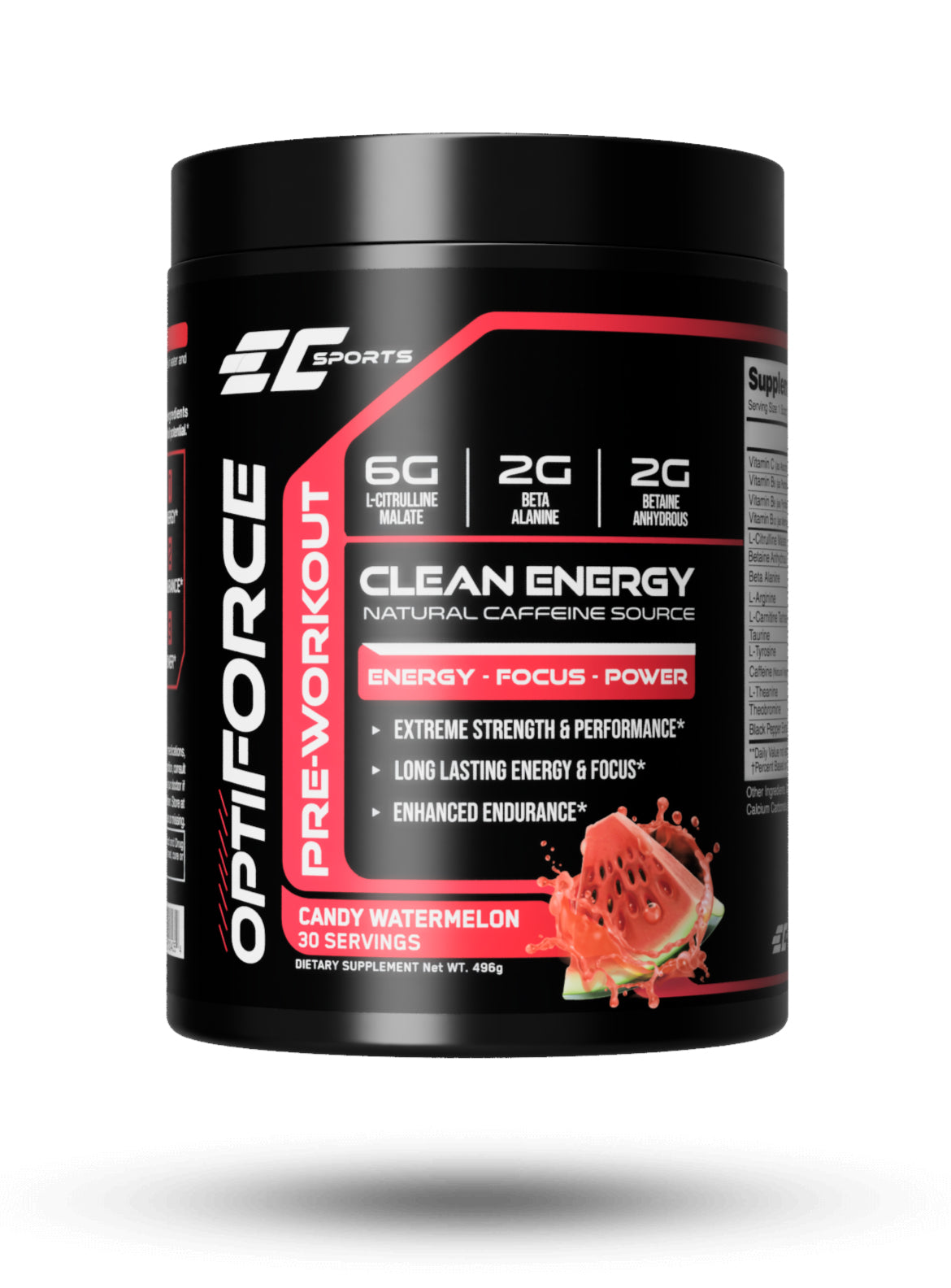 OptiForce Pre Workout - Clean Energy
